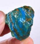 10 Grams GEM BLUE OPAL PERU ROUGH SCENIC SEASCAPE MINERAL SPECIMEN OB138
