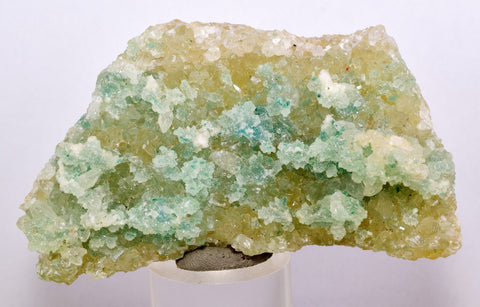 7.3cms ATACAMITE CALCITE DRUZY CHRYSOCOLLA MALACHITE LILY MINE PERU AB178