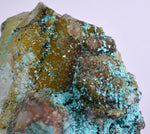 12.5cms QUARTZ CHRYSOCOLLA BOTRYOIDAL TENTADORA MINE PERU MINERAL SPECIMEN CB179