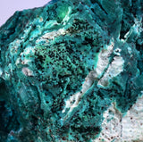9.2cm GEM BLUE MALACHITE CHRYSOCOLLA PERU ROSETTE BOTRYOIDAL CRYSTAL GRAPE UB128