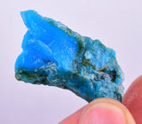 47cts ROYAL BLUE GEM SILICA CHRYSOCOLLA CHALCEDONY LILY MINE PERU ROUGH SB181