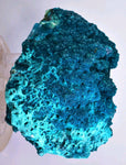 8cms BLUE MALACHITE BOTRYOIDAL PERU CRYSTALS GRAPE SPHERES SHINY UB199