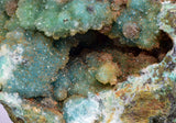 6.8cms DRUZY CHRYSOCOLLA QUARTZ PERU COPPER MINERAL SPECIMEN COLLECTOR DB59