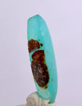 2ct GEM BLUE OPAL SCENIC CABOCHON PERU SEASCAPE PENDANT JEWELRY BB363