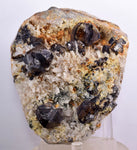 10.2cms TWIN CASSITERITE BRILLIANT CRYSTALS FACET GRADE  BOLIVIA MINERAL EB54