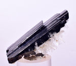 5.5cms HUBNERITE FLOATER QUARTZ CRYSTALS DOUBLY TERMINATED PERU MINERAL MB144