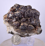 6.7cms SPHALERITE BARITE PYRITE QUARTZ CRYSTALS MINERAL SPECIMEN PERU MB60