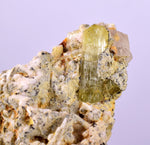 6.7cms YELLOW APATITE CRYSTALS IMILCHIL MOROCCO MINERAL SPECIMEN AB238