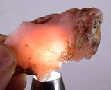 7.9 grams GEM PINK OPAL PERU ROUGH CORAL COLOR TRANSLUCENT MINERAL PB17