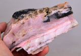 775grs. PINK OPAL NATURAL GLOBE FISH ? PERU ROUGH TRANSLUCENT CORAL COLOR PB99