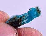 7carats GEM SILICA CHRYSOCOLLA CHALCEDONY PERU HIGH YIELD NEW FIND ROUGH SB112