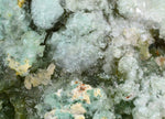 11.6cms DRUZY CHRYSOCOLLA CALCITE QUARTZ LILY MINE PERU COPPER MINERAL DB60