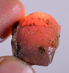 6.3grams GEM RED RHODOCHROSITE ROUGH ORTIZ  PERU GEMSTONE MINERAL SPECIMEN RB188