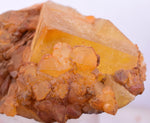 5.1cms GEM YELLOW FLUORITE SHINY CRYSTAL AHOULI MOROCCO MINERAL SPECIMEN KB47