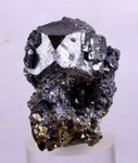 4.2cms SPHALERITE PYRITE GALENA CRYSTALS MINERAL SPECIMEN PERU MB30