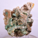 6.3cms DRUZY CHRYSOCOLLA QUARTZ PERU COPPER MINERAL SPECIMEN COLLECTOR DB86