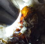 6.1 cms SPHALERITE BARITE QUARTZ GEM PERU CRYSTALS DISPLAY OR TO CUT IT MB102