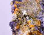3.8cms GEM RARE WULFENITE FLUORITE MINI CRYSTALS ALAMO ARIZONA USA YB53