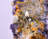 3.8cms GEM RARE WULFENITE FLUORITE MINI CRYSTALS ALAMO ARIZONA USA YB53