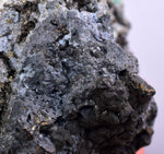 15.5cms GEOCRONITE GREEN FLUORITE  CRYSTAL GALENA PERU MILPO PERU SHINY KB22