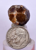 1.6cm GARNET GROSSULAR HESSONITE DODECAHEDRON CRYSTALS PERU MINERAL GB23
