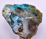 5.5cms QUARTZ CHRYSOCOLLA BOTRYOIDAL TENTADORA MINE PERU MINERAL SPECIMEN CB101