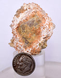 4 cms RED ORANGE ZEOLITE STILBITE LAUMONTITE CALCITE CRYSTALS PERU FB59