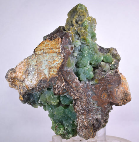 10.5cms DRUZY CHRYSOCOLLA QUARTZ LILY MINE PERU COPPER 2000 DISCOVERY DB83