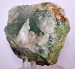 10.5cms DRUZY CHRYSOCOLLA SELENITE  QUARTZ LILY MINE PERU 2000 DISCOVERY DB53