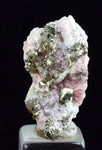 2.2cms RHODOCHROSITE FLUORITE PYRITE CRYSTAL RHOMBOHEDRAL SUPER MINIATURE RB307