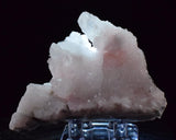 7.2cms RHODOCHROSITE ROSETTE QUARTZ PERU PINK CRYSTALS NEEDLES MINERAL RBZ462