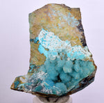 5.6cms DRUZY CHRYSOCOLLA QUARTZ PERU COPPER MINERAL SPECIMEN COLLECTOR DB67