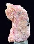 3.4cms RHODOCHROSITE ROSETTE QUARTZ SPHALERITE PERU PINK CRYSTALS NEEDLES  RB328