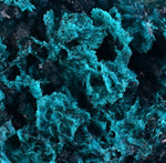 9.2cm GEM BLUE MALACHITE CHRYSOCOLLA PERU ROSETTE BOTRYOIDAL CRYSTAL GRAPE UB128