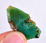 5.1grs GEM SILICA CHRYSOCOLLA LILY MINE PERU CHALCEDONY QUARTZ BLUE ROUGH SB158