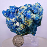 6.2cms ALUNOGEN CHALCANTHITE ROMERITE PERU NATURAL BOTRYOIDAL CRYSTALS FB51