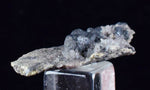 3.9cms ACANTHITE QUARTZ CRYSTALS MINERAL SPECIMEN PERU COLLECTOR HB3