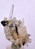 6.4cms HUBNERITE QUARTZ CRYSTALS MINERAL SPECIMEN COLLECTOR PERU MB69