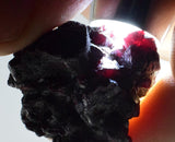 3.2cms PROUSTITE RED RUBY SILVER PERU UCHUCCHACUA MINE MINERAL SPECIMEN HB121