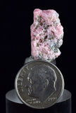 2cms RHODOCHROSITE PYRITE CHINA CRYSTAL RHOMBOHEDRAL MINIATURE RB640