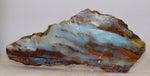 1.6Kg 31cm BLUE OPAL PERU SLAB SCENIC SEASCAPE SCULPTURE ROUGH LANDSCAPE OB152