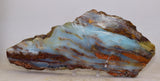 1.6Kg 31cm BLUE OPAL PERU SLAB SCENIC SEASCAPE SCULPTURE ROUGH LANDSCAPE OB152