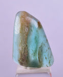 7ct GEM BLUE OPAL SCENIC CABOCHON PERU SEASCAPE PENDANT JEWELRY BB346