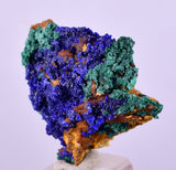 2.5cms AZURITE MALACHITE CRYSTALS MINERAL SPECIMEN AHOULI MINES MOROCCO UB220