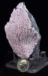 8cms RHODOCHROSITE ROSETTE PERU PINK CRYSTALS HUANZALA MINE MINERAL RB532