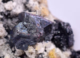 15cms PROUSTITE ACANTHITE SILVER PERU TRANSLUCENT FACET UCHUCCHACUA MINE HB86