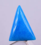 1cts GEM SILICA CHRYSOCOLLA CABOCHON LILY MINE PERU ROYAL BLUE COLOR  BB252