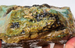 1.4kg GEM BLUE OPAL PERU ROUGH SCENIC SEASCAPE MINERAL SPECIMEN OB53
