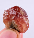 6.7grams GEM RED RHODOCHROSITE ROUGH ORTIZ  PERU GEMSTONE MINERAL SPECIMEN RB186