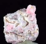 3.4cms RHODOCHROSITE QUARTZ PERU PINK CRYSTALS MINERAL RB206